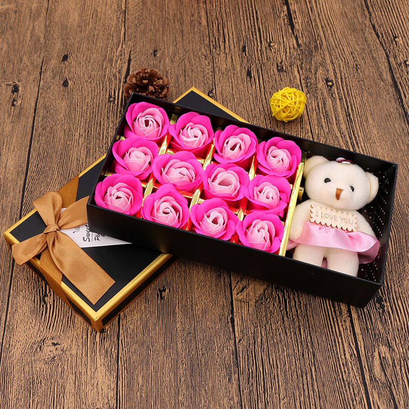 Gift Box Soap Flower