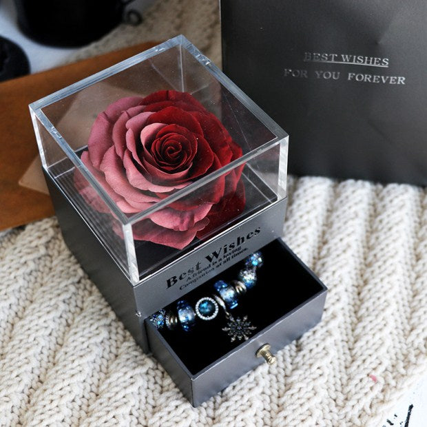 Eternal Flower Rose Jewelery Box