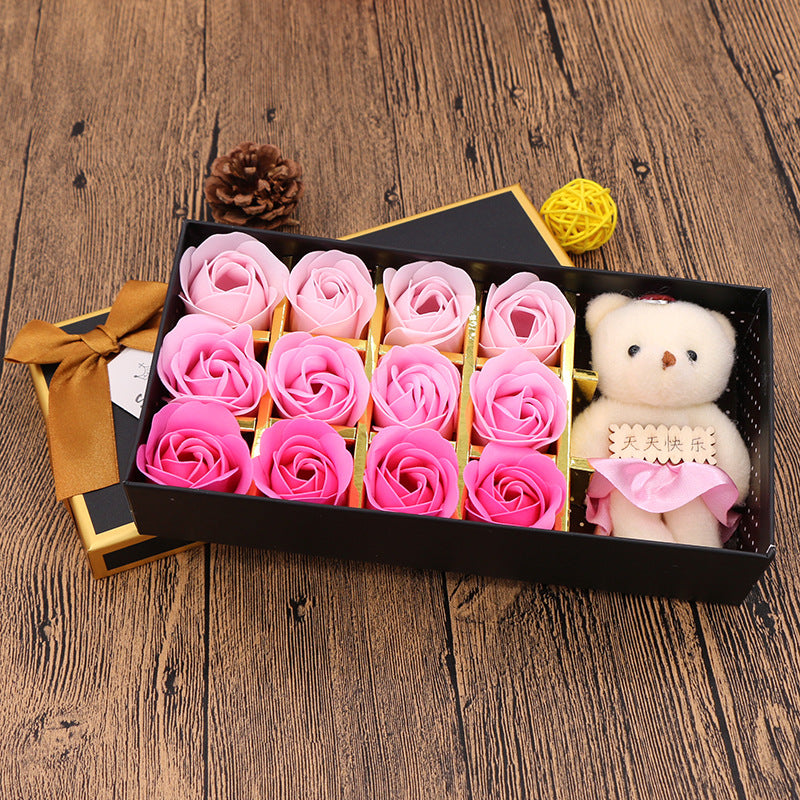 Gift Box Soap Flower