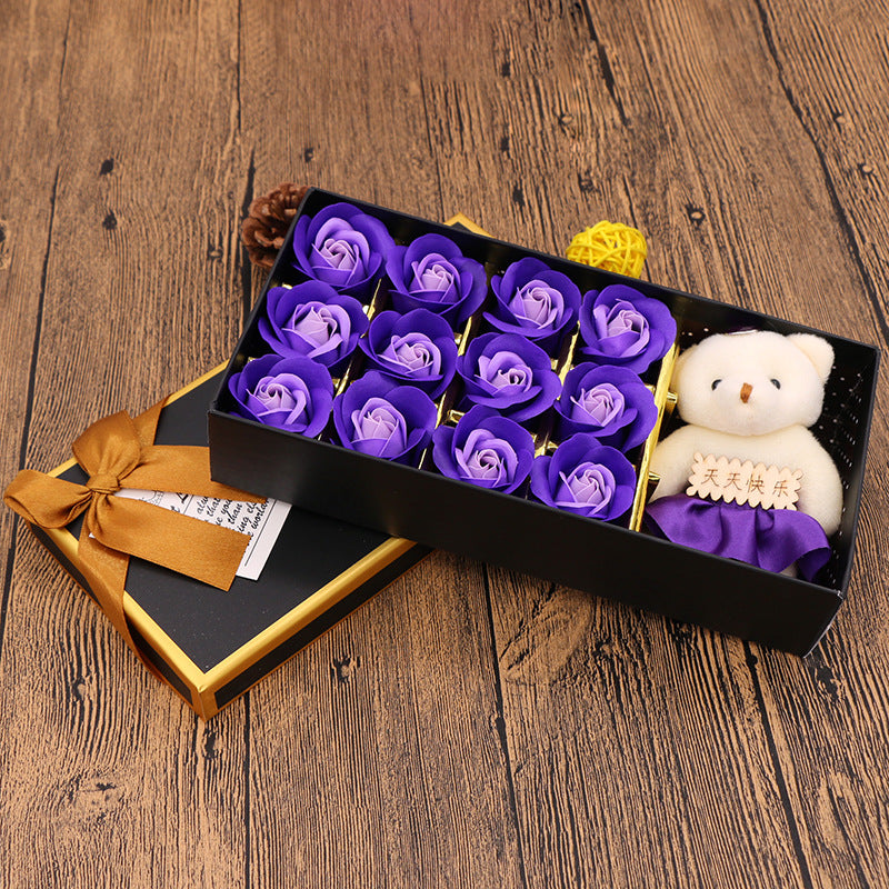 Gift Box Soap Flower
