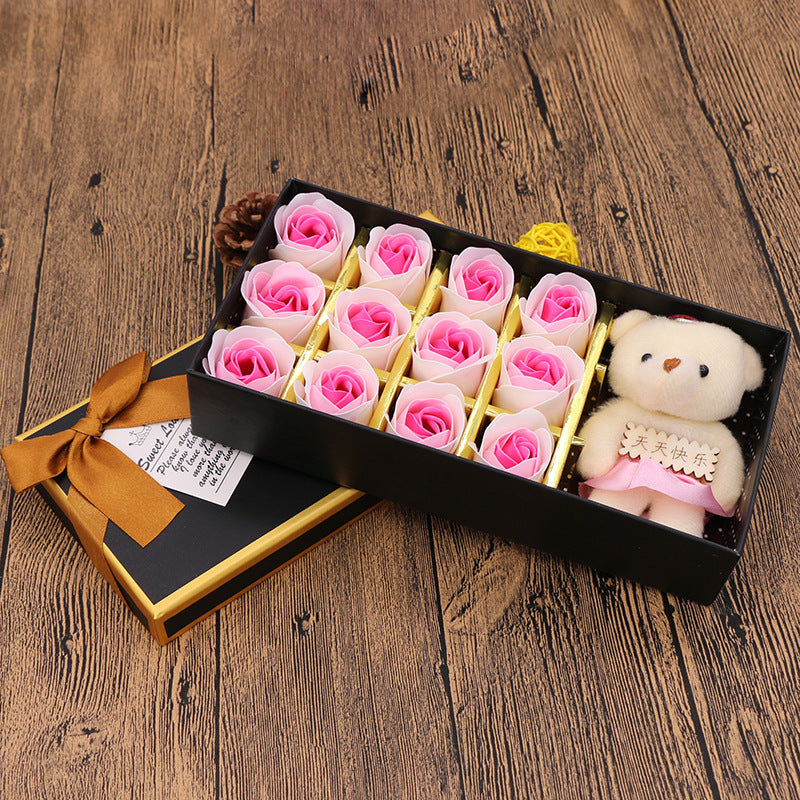 Gift Box Soap Flower