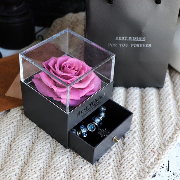 Eternal Flower Rose Jewelery Box