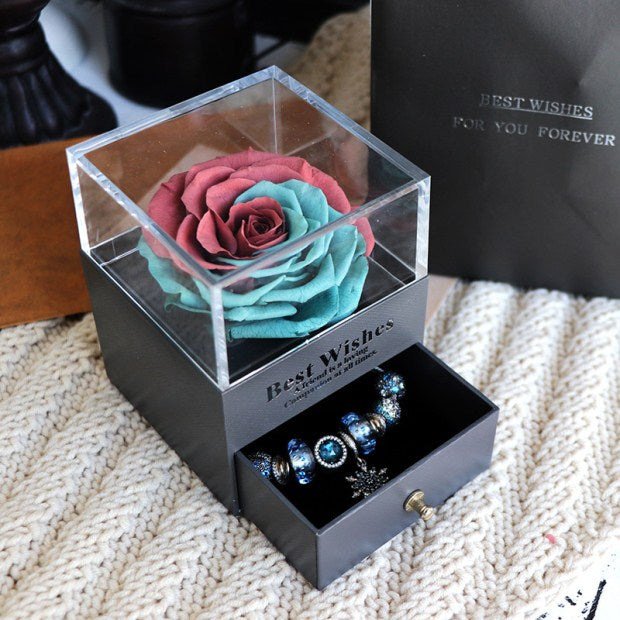 Eternal Flower Rose Jewelery Box