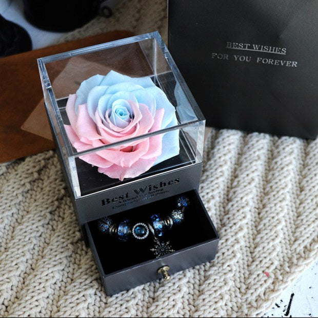 Eternal Flower Rose Jewelery Box