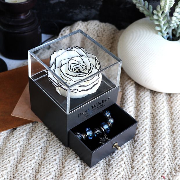 Eternal Flower Rose Jewelery Box