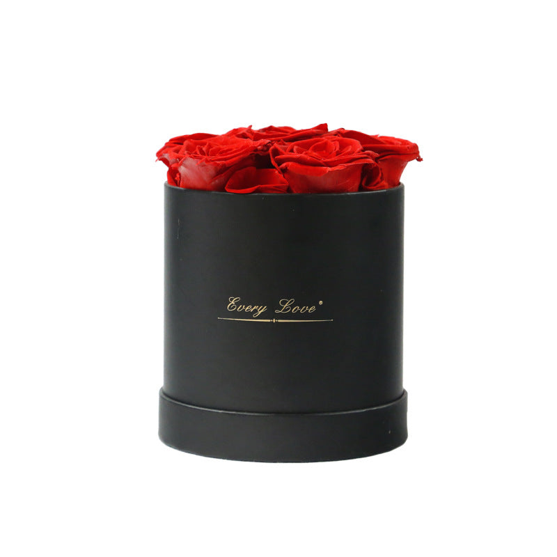 Eternal Life Flower Immortal Rose with Bucket