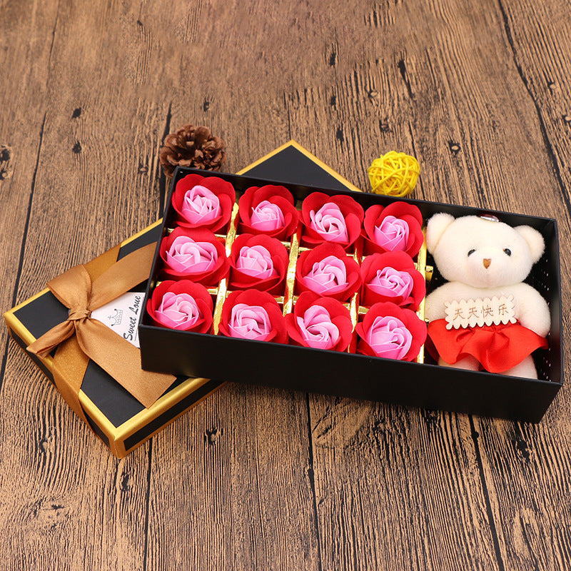 Gift Box Soap Flower
